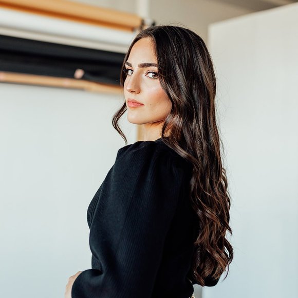 Brielle Puff Sweater Dress - Picture 3 of 5